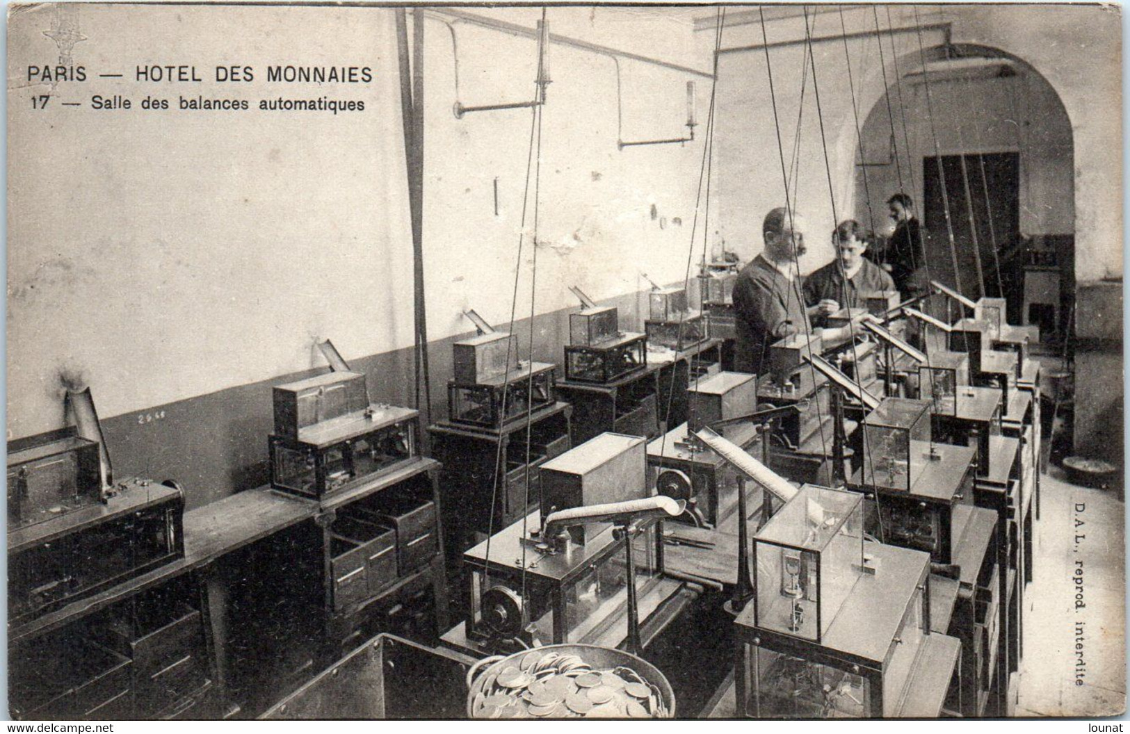 MONNAIE - PARIS - Hotel Des Monnaies - Salle Des Balances Automatiques N°17 - Monnaies (représentations)