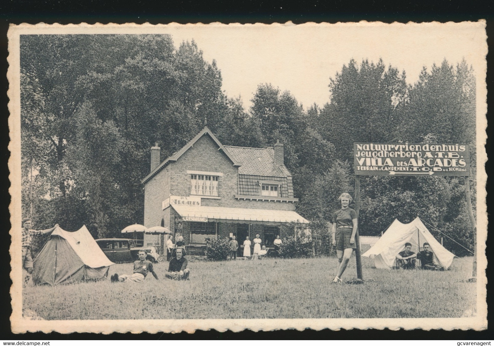 RUYEN  NATUURVRIENDHUIS  KAMPEER TERREIN SPIJSHUIS  AUBERGE DES AMIS DE LA NATURE  TERRAIN DE CAMPEMENT - Kluisbergen