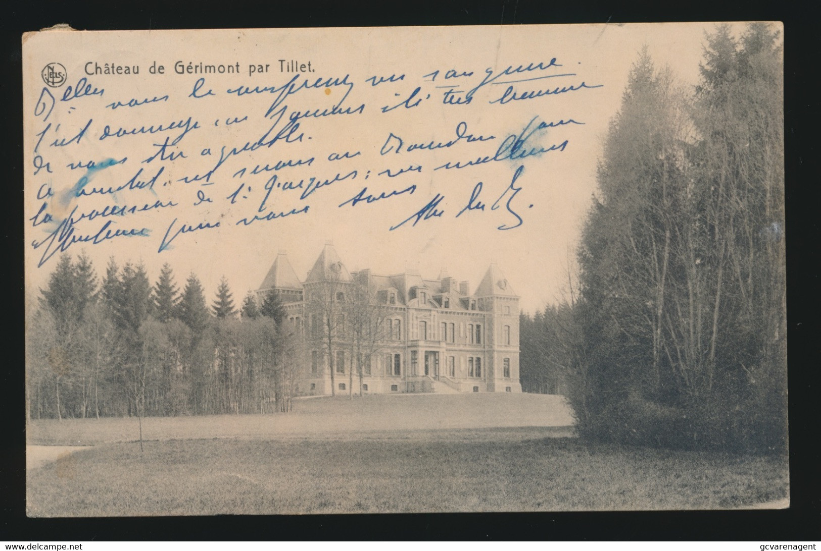 CHATEAU DE GERIMONT PAR TILLET - Sainte-Ode