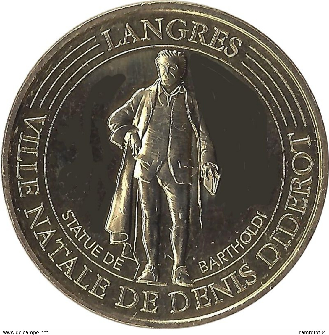 2017 MDP263 - LANGRES 2 - Statue De Bartholdi / MONNAIE DE PARIS 2017 - 2017