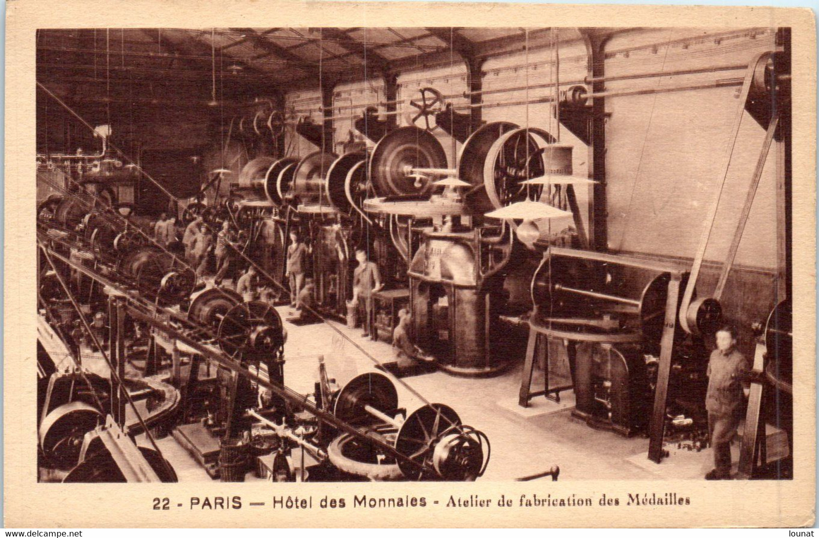 MONNAIE - PARIS - Hôtel Des Monnaies - Atelier De Fabrication Des Médailles - Münzen (Abb.)