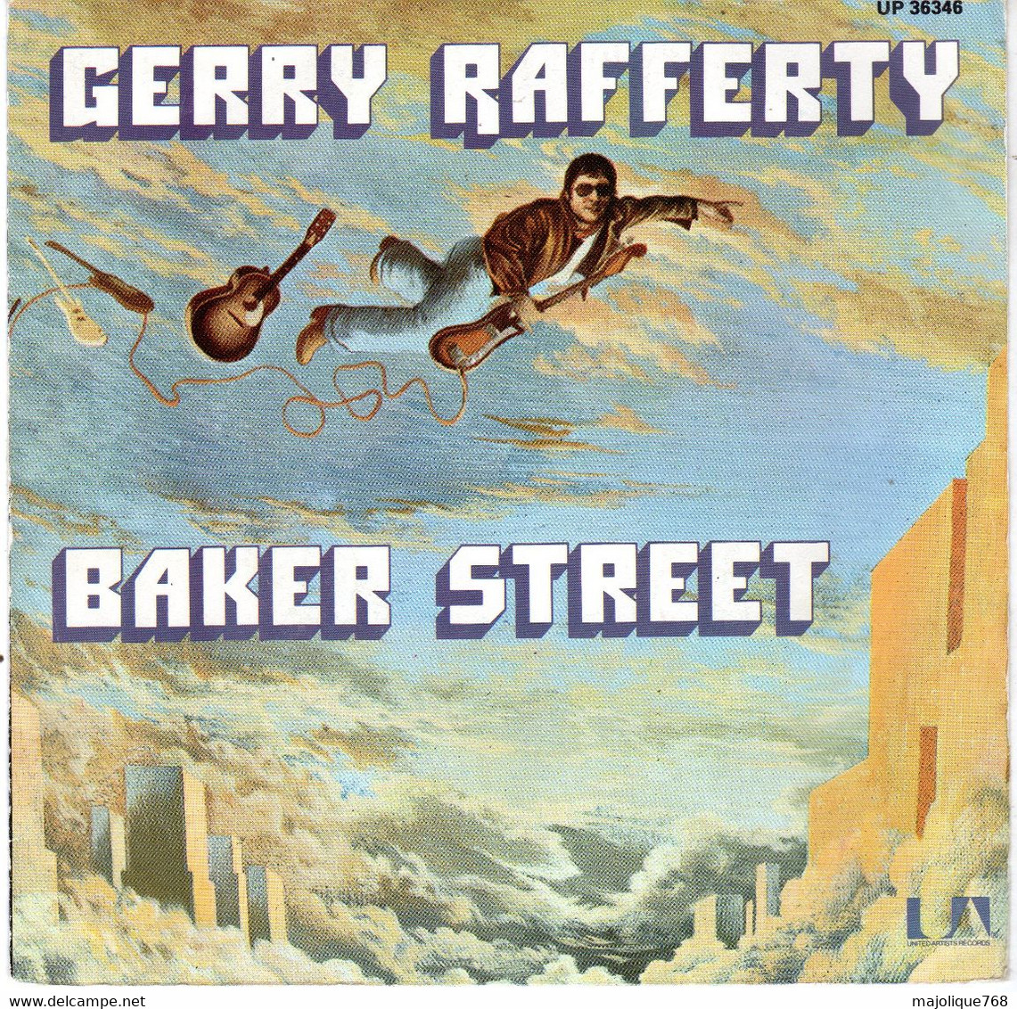 Disque - Gerry Rafferty - Baker Street - United Artistis Records UP 36346 EC - France 1978 - Rock