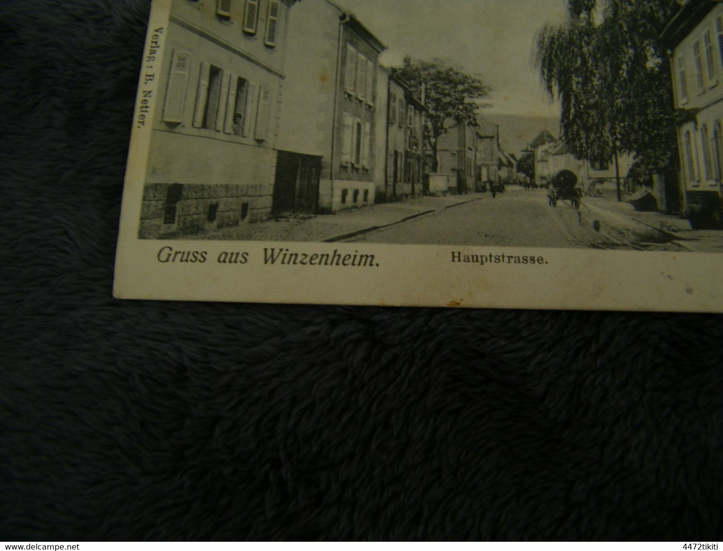 CPA - Winzenheim Wintzenheim (68)  - Gruss Aus - Hauptstrasse - 1910 - SUP (DS 93) - Wintzenheim