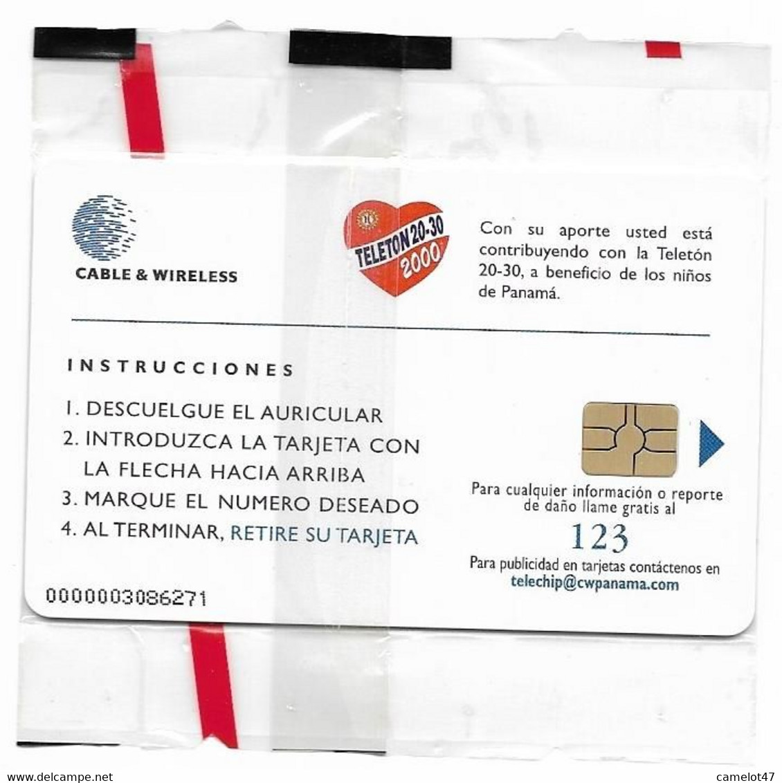 Panamá, Cable & Wireless Chip Phonecard, No Value, Mint Condition, # Panaman-14 - Panamá