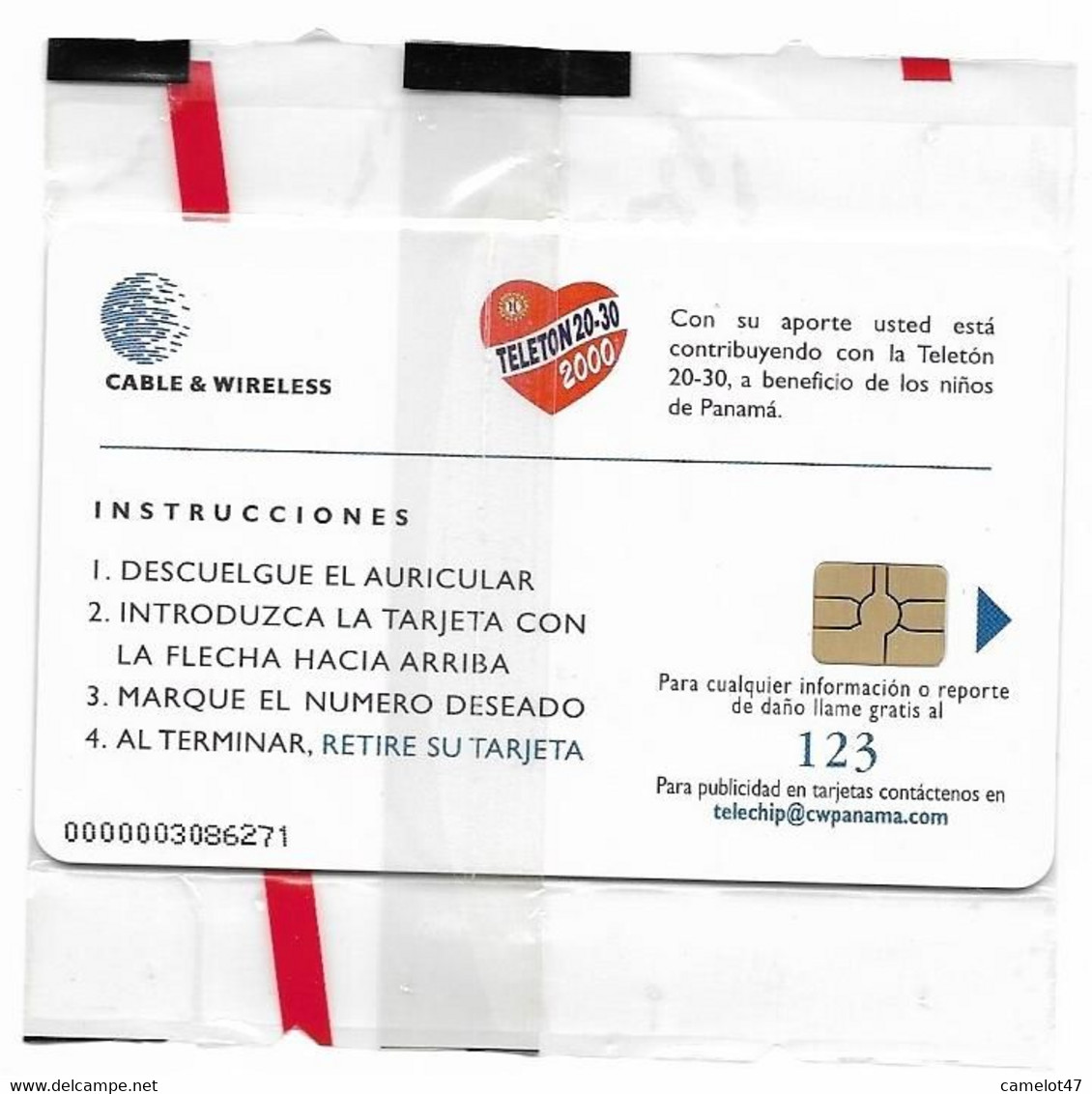 Panamá, Cable & Wireless Chip Phonecard, No Value, Mint Condition, # Panaman-14 - Panama