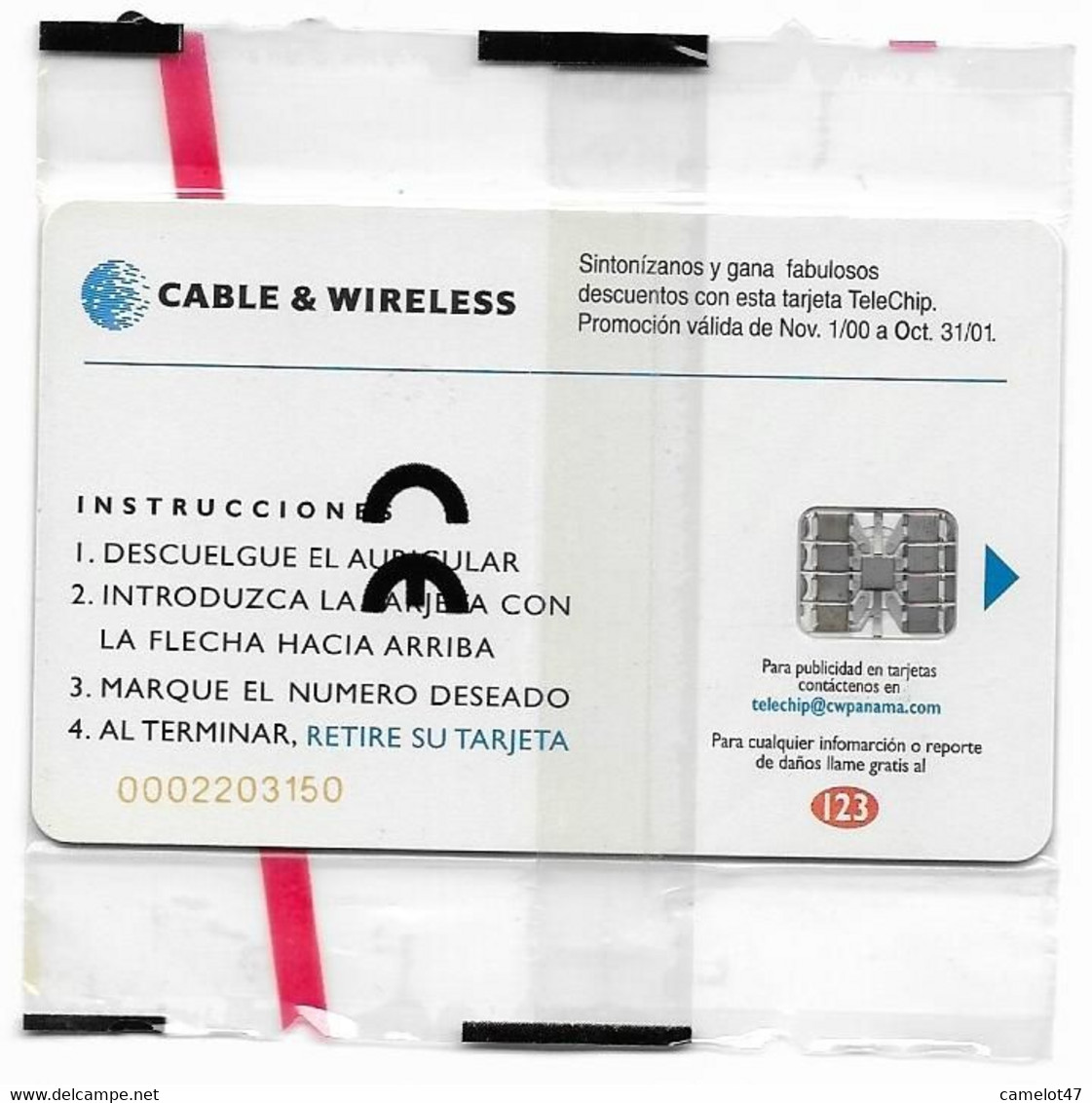 Panamá, Cable & Wireless Chip Phonecard, No Value, Mint Condition, # Panaman-17 - Panama