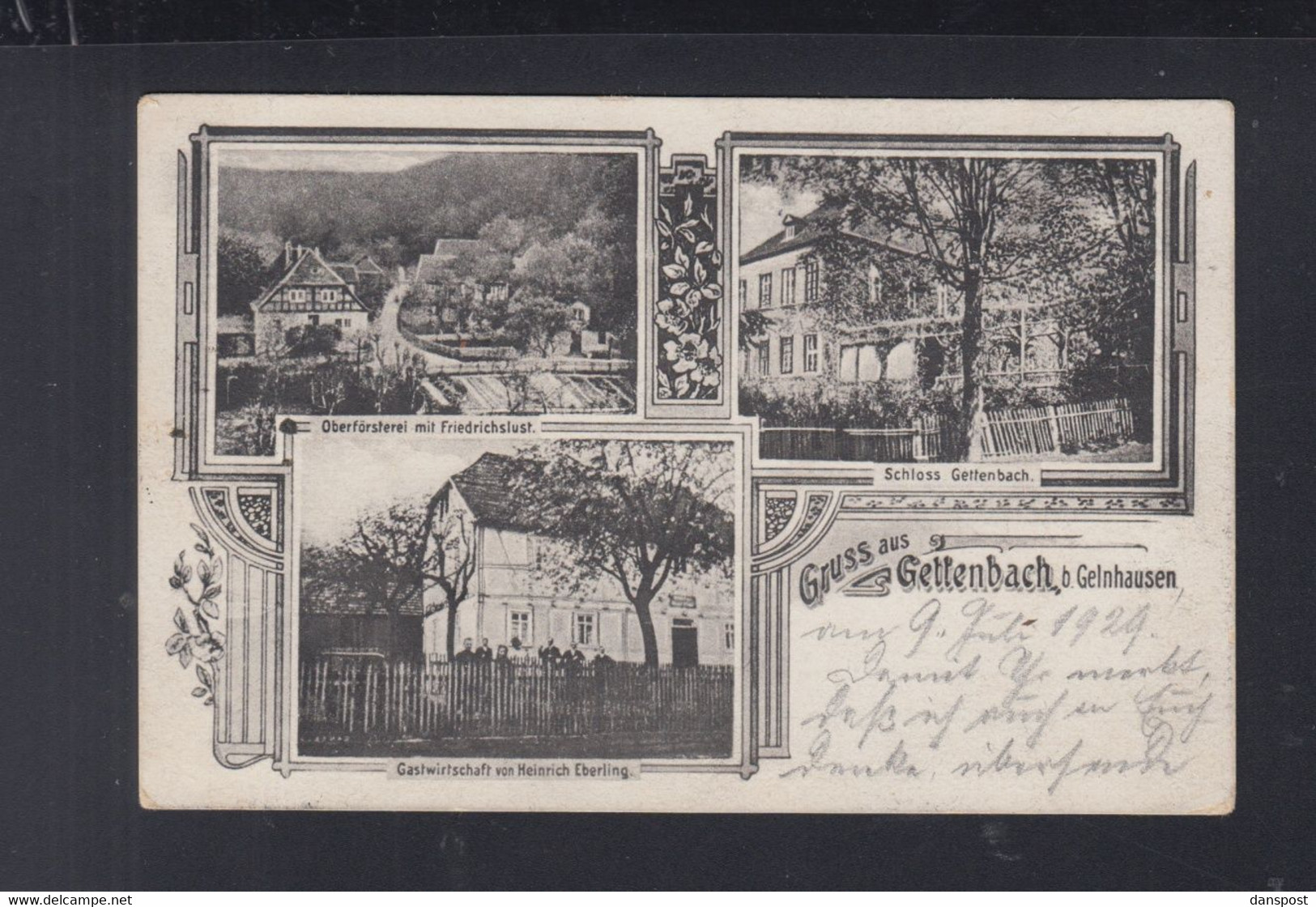 Dt. Reich AK Gettenbach Bei Gelnhausen 1929 - Gelnhausen