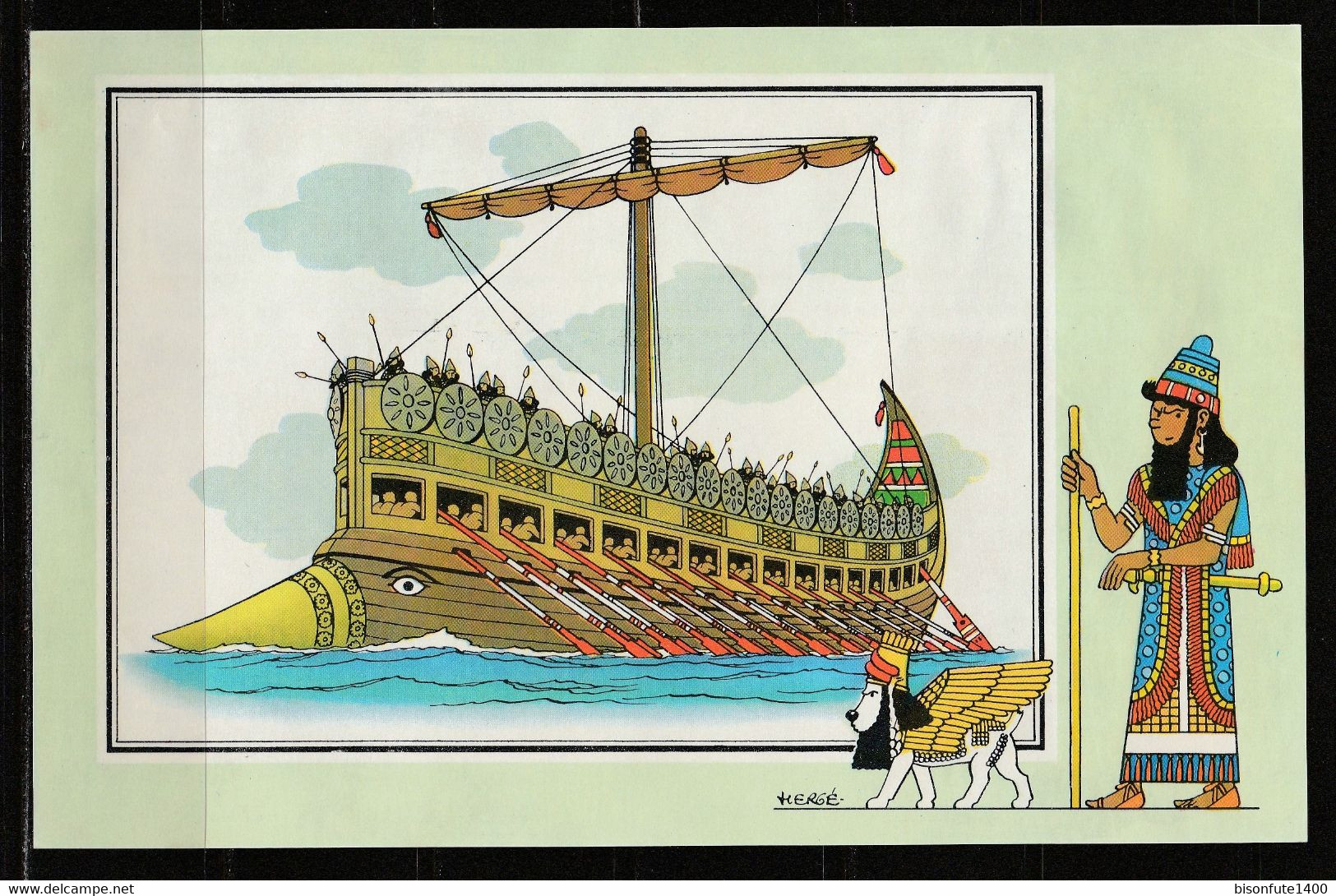 Tintin : Chromo " Voir Et Savoir " Par Hergé : Marine Des Origines à 1700 : N° 4 Editions Du LOMBARD. - Otros & Sin Clasificación