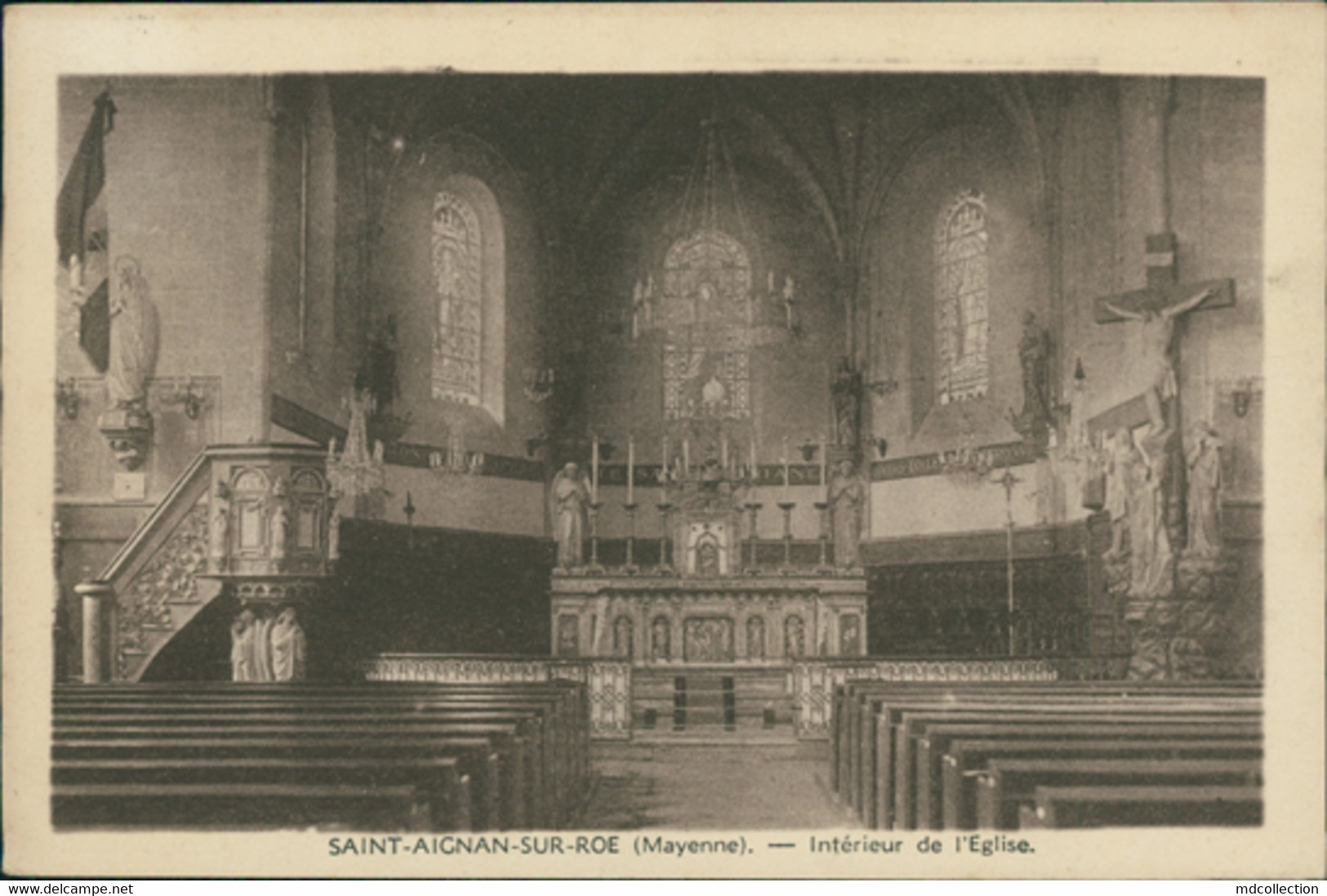 53 SAINT AIGNAN SUR ROE / Interieur De L'Eglise / - Saint Aignan Sur Rö