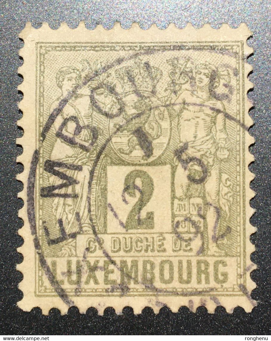 Luxembourg 2 Centimes 1882 - 1882 Allégorie