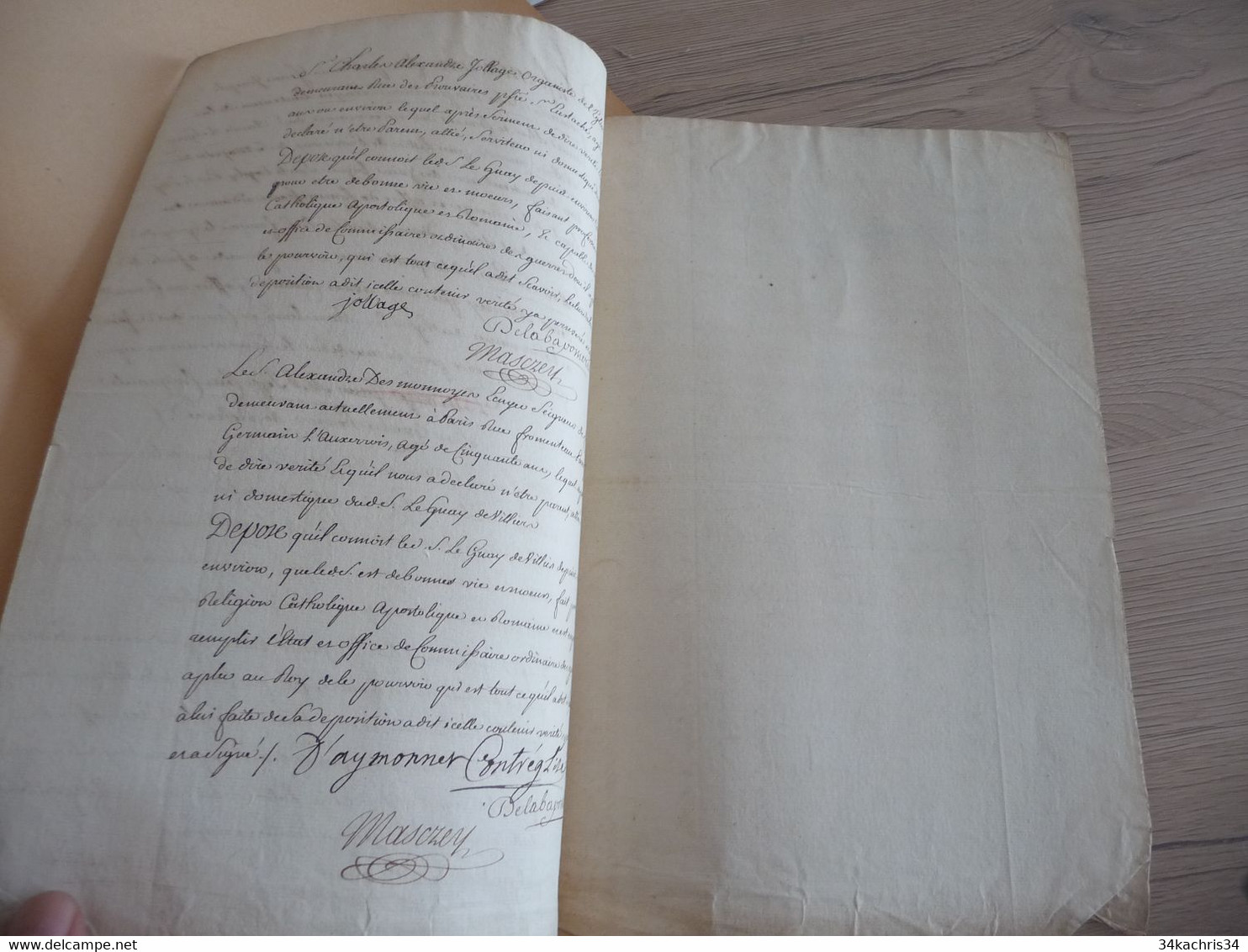 Information Par M.Grommaire  Sur Mr Legay Dispositions Favorables De MM Guillot De Montoye Et Des Monnaies 1756 - Manuscripts