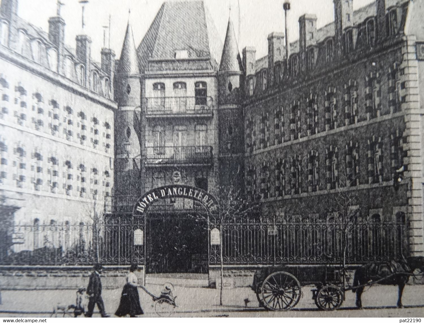 CPA Saint Brieuc L'hotel D'Angleterre (détruit Aujourd'hui) 1908 - Saint-Brieuc