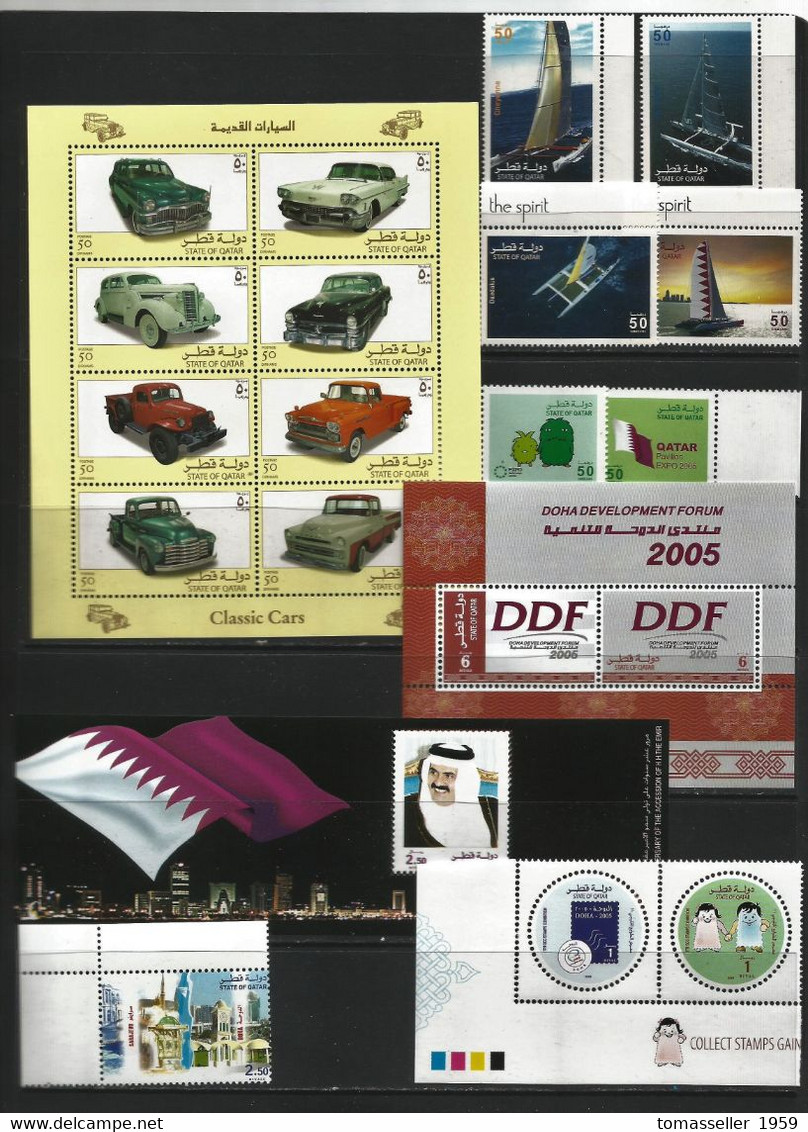 QATAR 12 Years ( 1995-2006 y.y.)  annual sets.