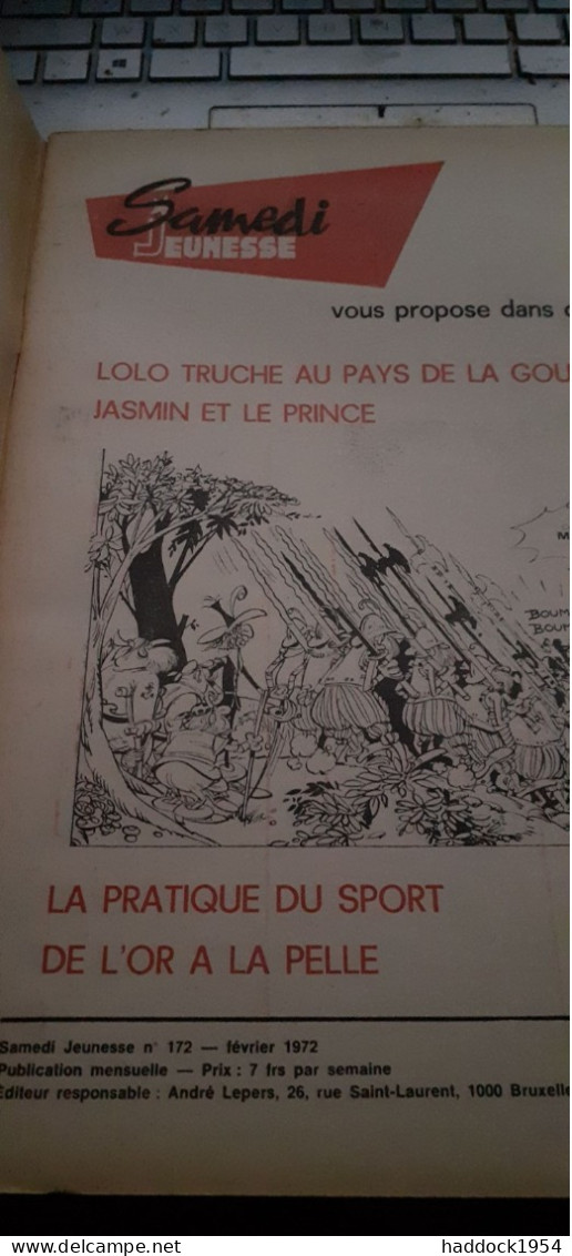 Samedi Jeunesse N°172 LOLO TRUCHE  Au Pays De La Gourmandise 1972 - Samedi Jeunesse