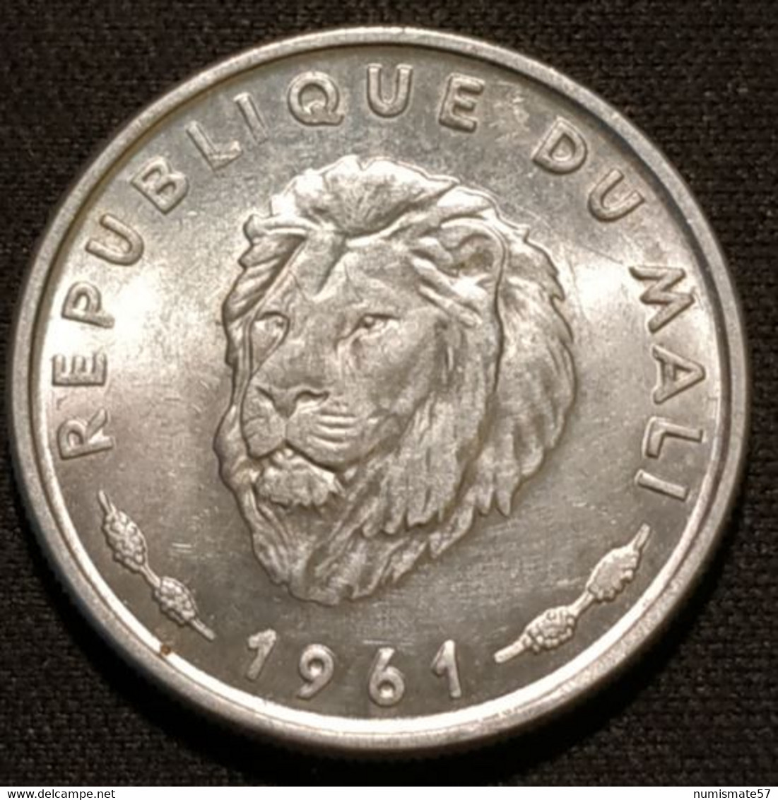 Pas Courant - MALI - 25 FRANCS 1961 - KM 4 - ( Lion ) - Swazilandia