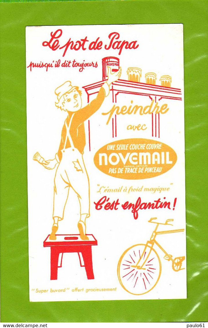 BUVARD & Blotter Paper : Le Pot De Papa Avec NOVEMAIL C'est Enfantin - Paints