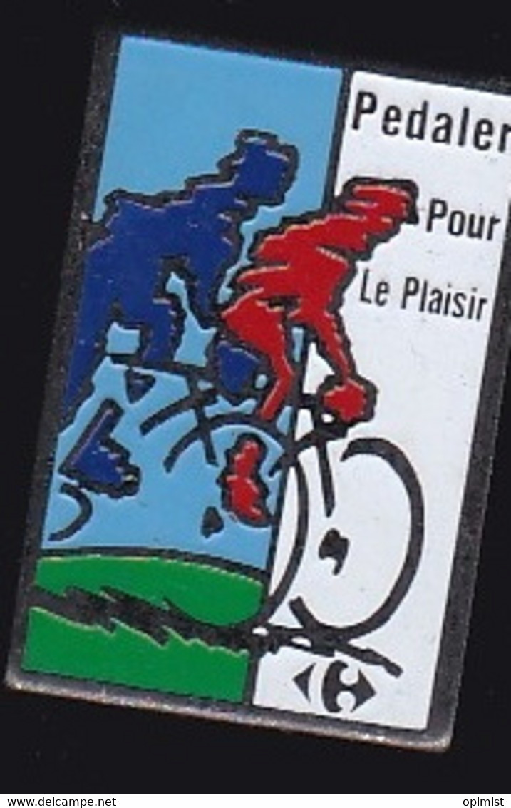 67196- Pin's.Cyclisme.Carrefour. - Cyclisme