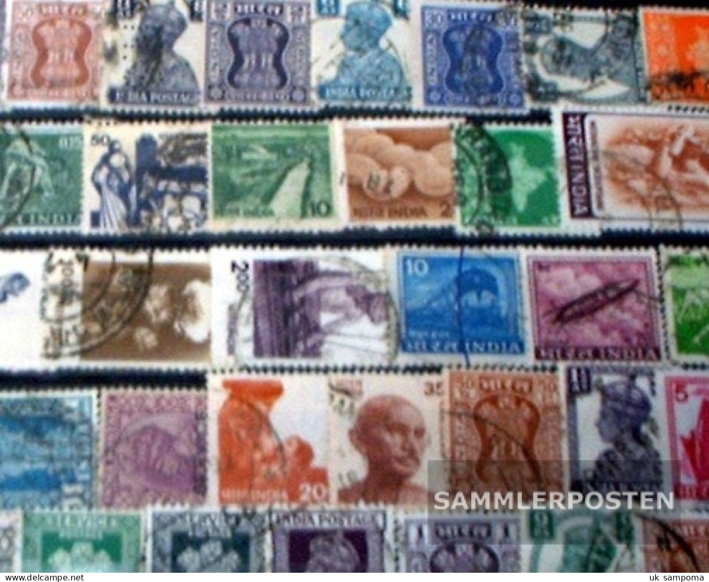 India 50 Different Stamps - Colecciones & Series