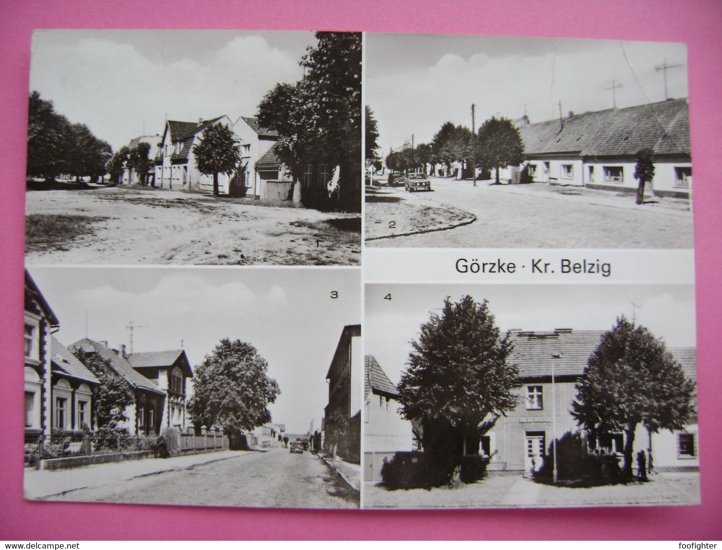 Germany: DDR - Görzke - Kr. Belzig - Breite Straße, Chausseestraße, Rat Der Gemeinde - 1980s Used - Belzig