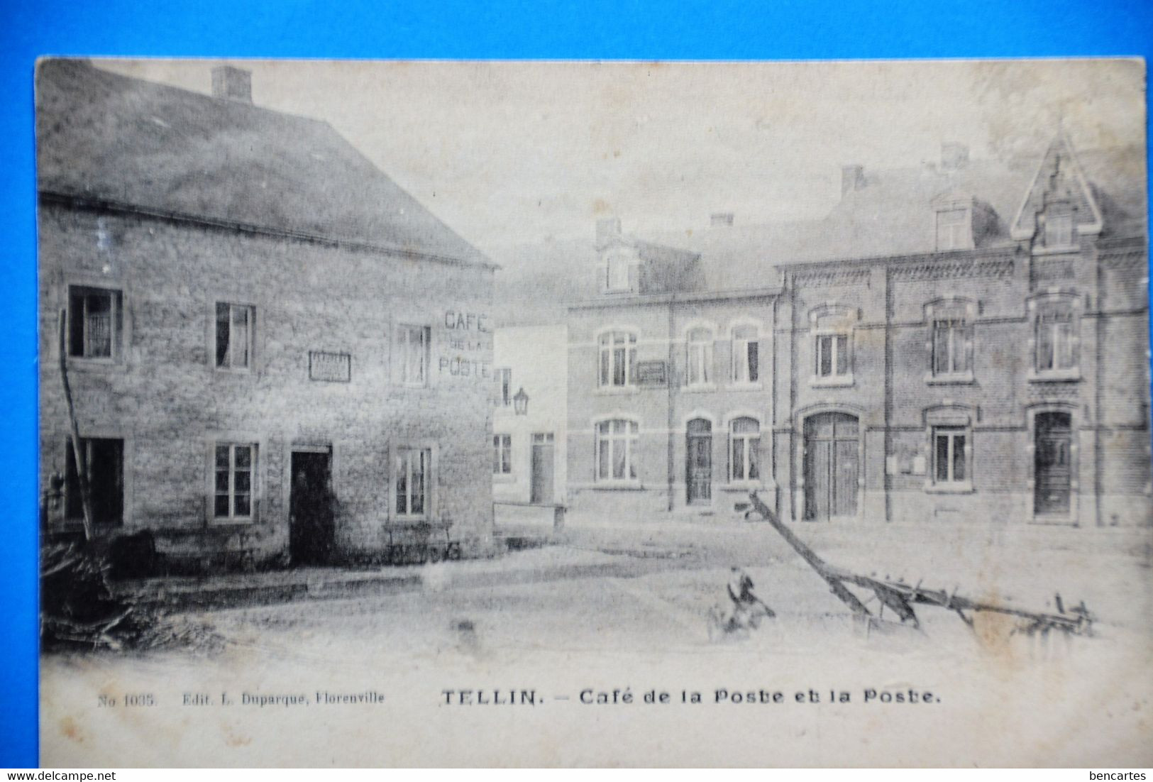 Tellin 1905: Café De La Poste Et La Poste - Tellin