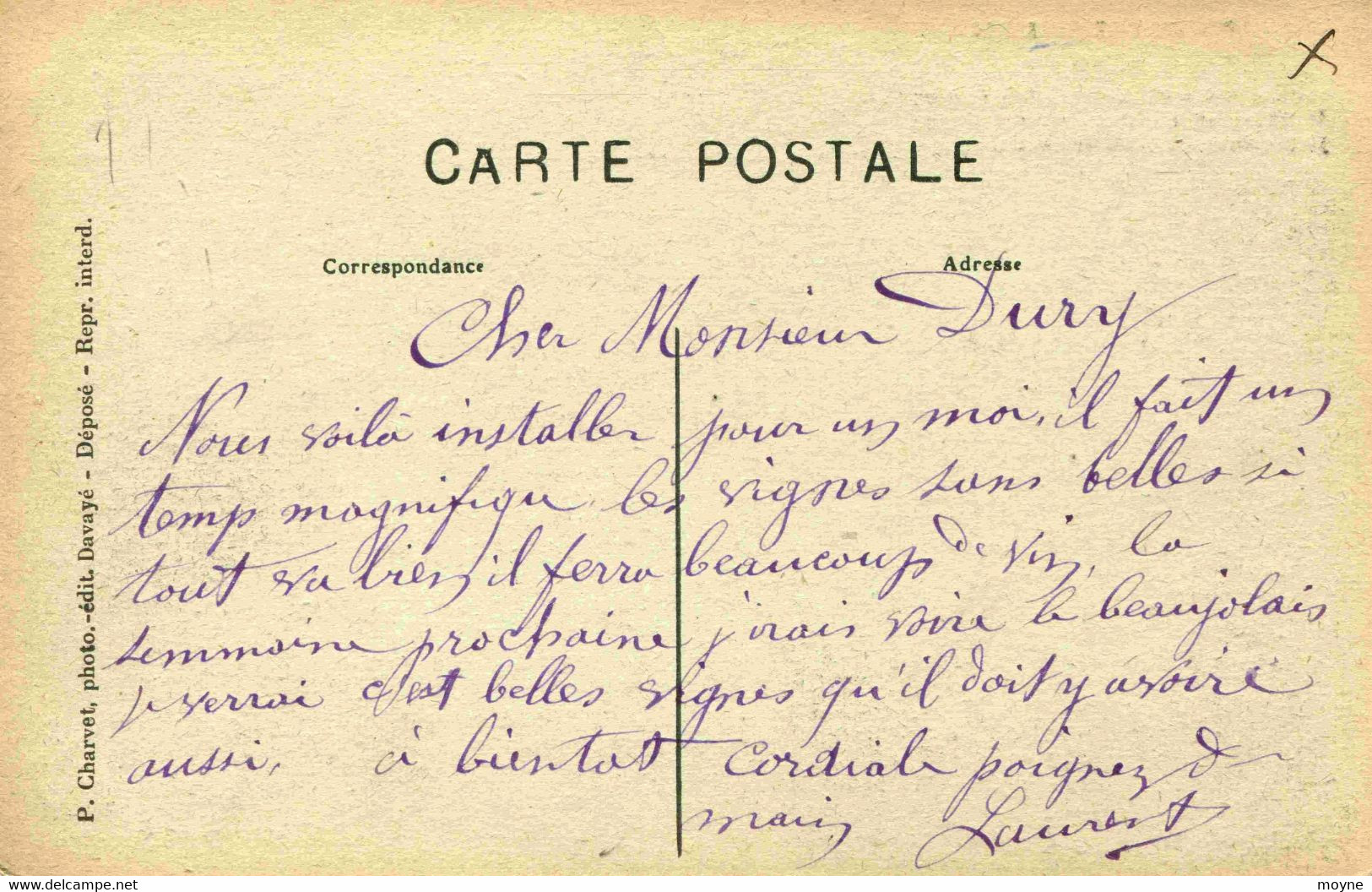 13941 - Saone Et Loire : PONT DE VAUX - FLEURVILLE - LA GARE -- Circulée En 1912 Sous Enveloppe - Other & Unclassified