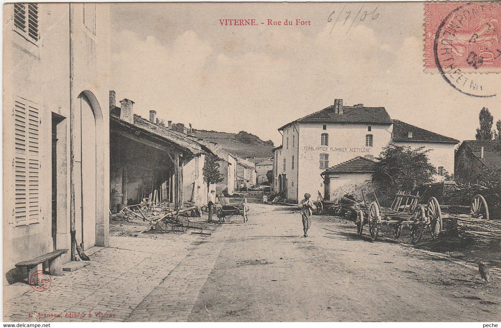 N°5505 R -cpa Viterne -rue Du Fort - - Sonstige & Ohne Zuordnung