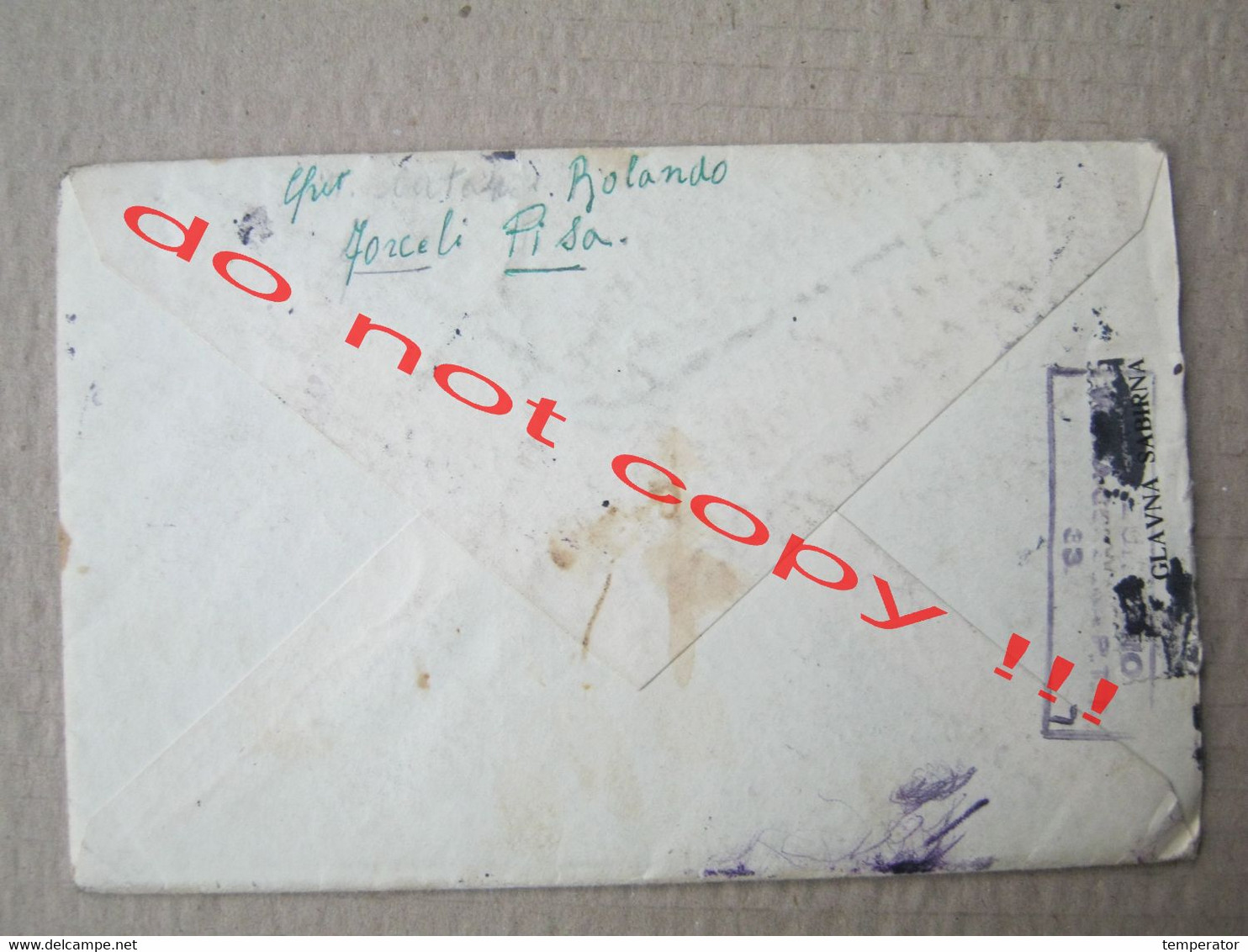 DFJ Yugoslavia / CENSURE, MILITARY CENSORSHIP P.T.T. 33 / Envelope With Letter, Content ( 1945 ) - From Zagreb To Zemun - Covers & Documents