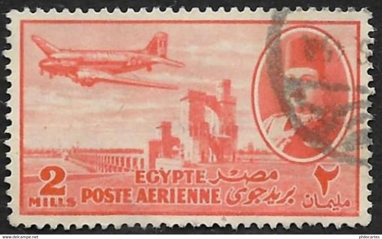 EGYPTE 1947 - PA  29 -  Oblitéré - Posta Aerea