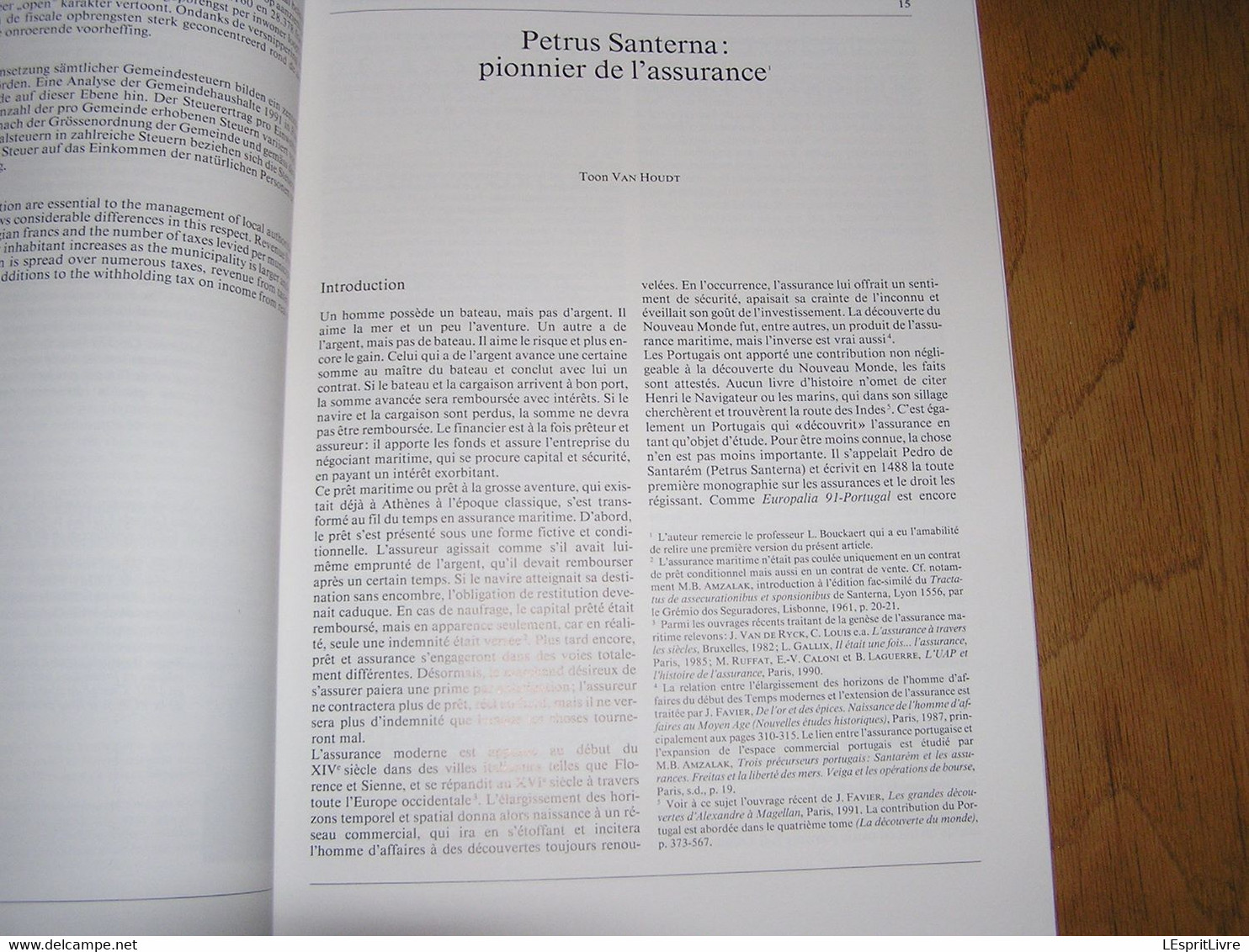 BULLETIN DU CREDIT COMMUNAL N° 180 Régionalisme Petrus Santerna Assurance Fiscalité Flandre Réseau Urbain CPAS Bruges - Belgique