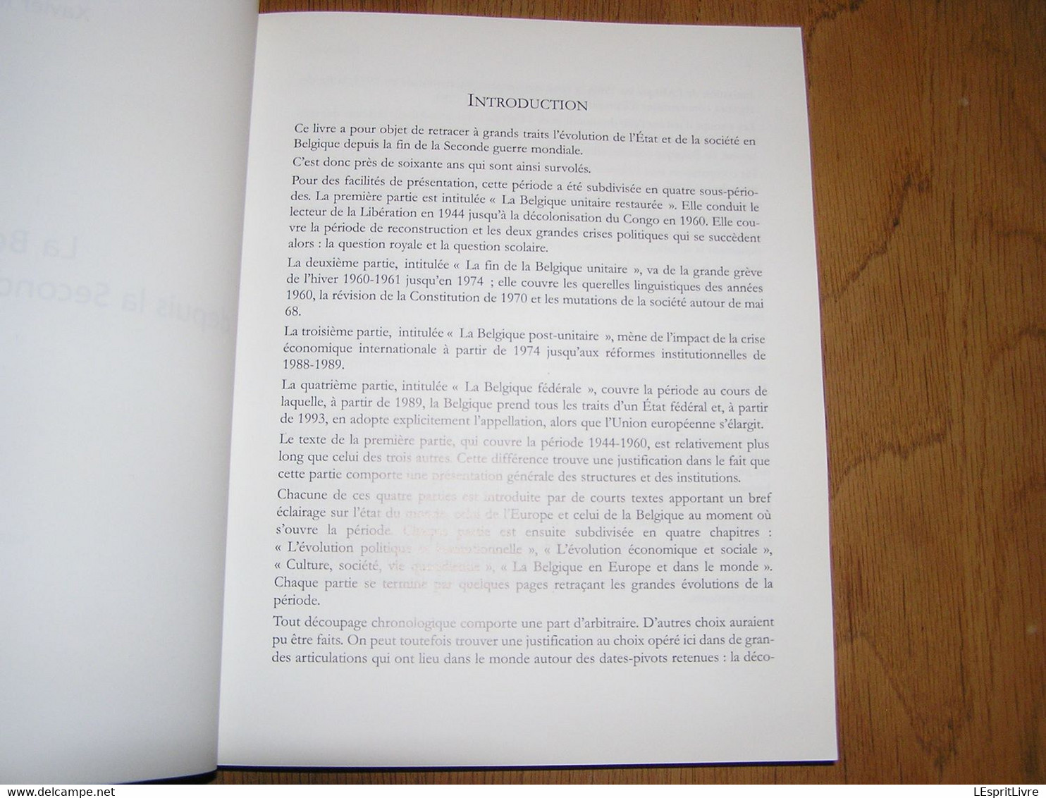 LA BELGIQUE DEPUIS LA SECONDE GUERRE MONDIALE Régionalisme Histoire Louvain Résistance Louvain Politique Congo Corée