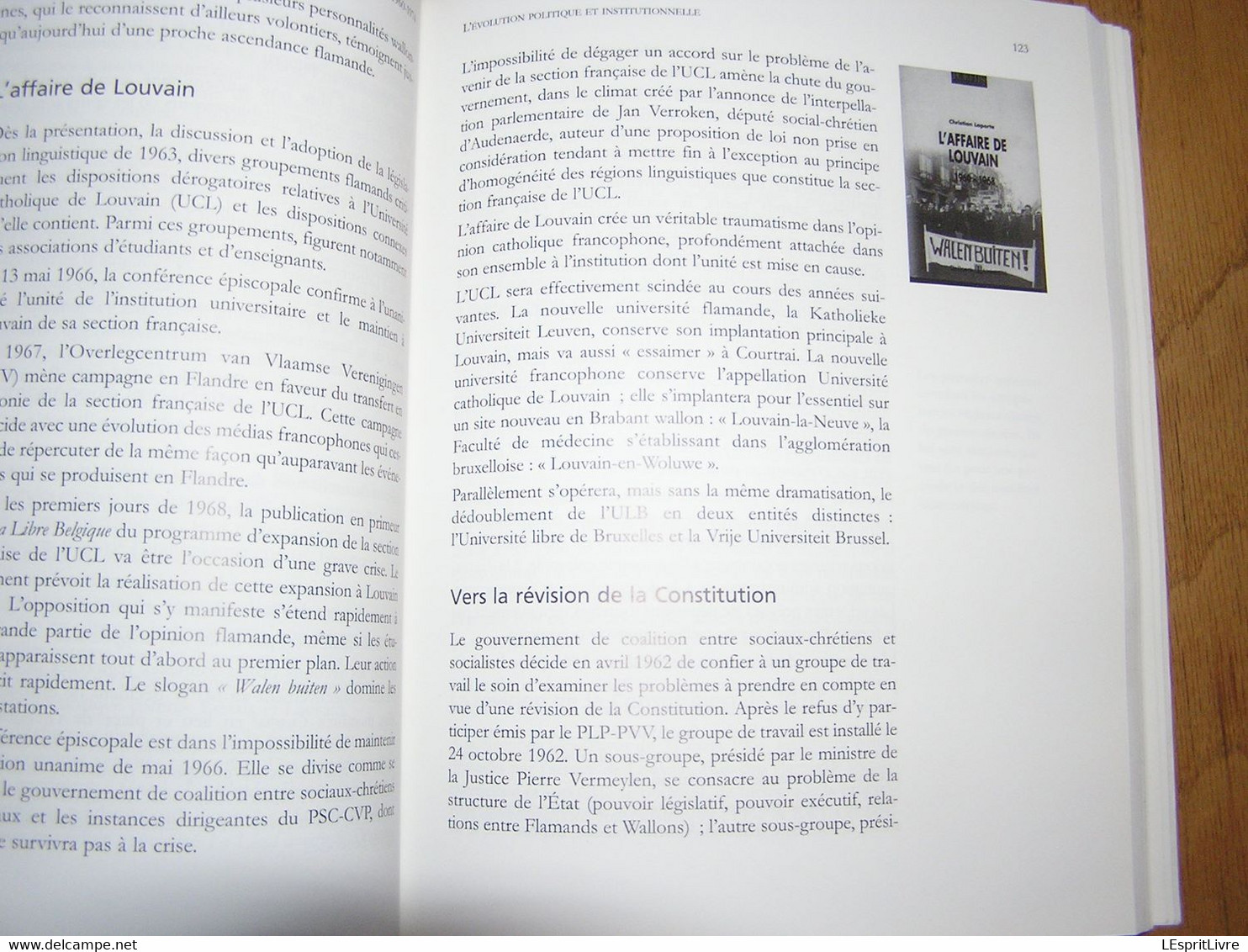 LA BELGIQUE DEPUIS LA SECONDE GUERRE MONDIALE Régionalisme Histoire Louvain Résistance Louvain Politique Congo Corée