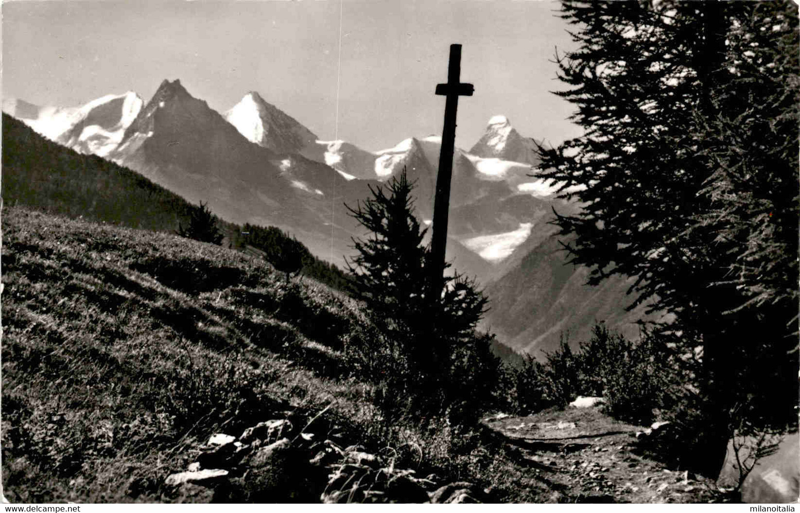 Croix Sur Le Chemin De St. Luc à Chandolin (8944) * 25. 2. 1962 - Chandolin