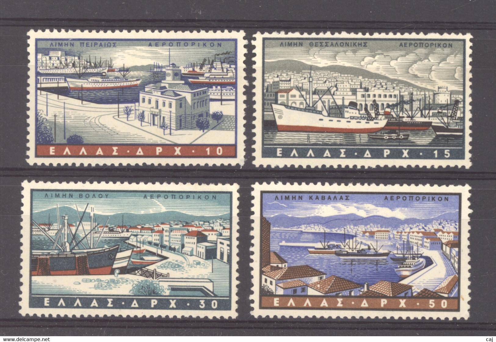 Grèce  -  Avion  :  Yv  69-70 + 73-74  * - Unused Stamps