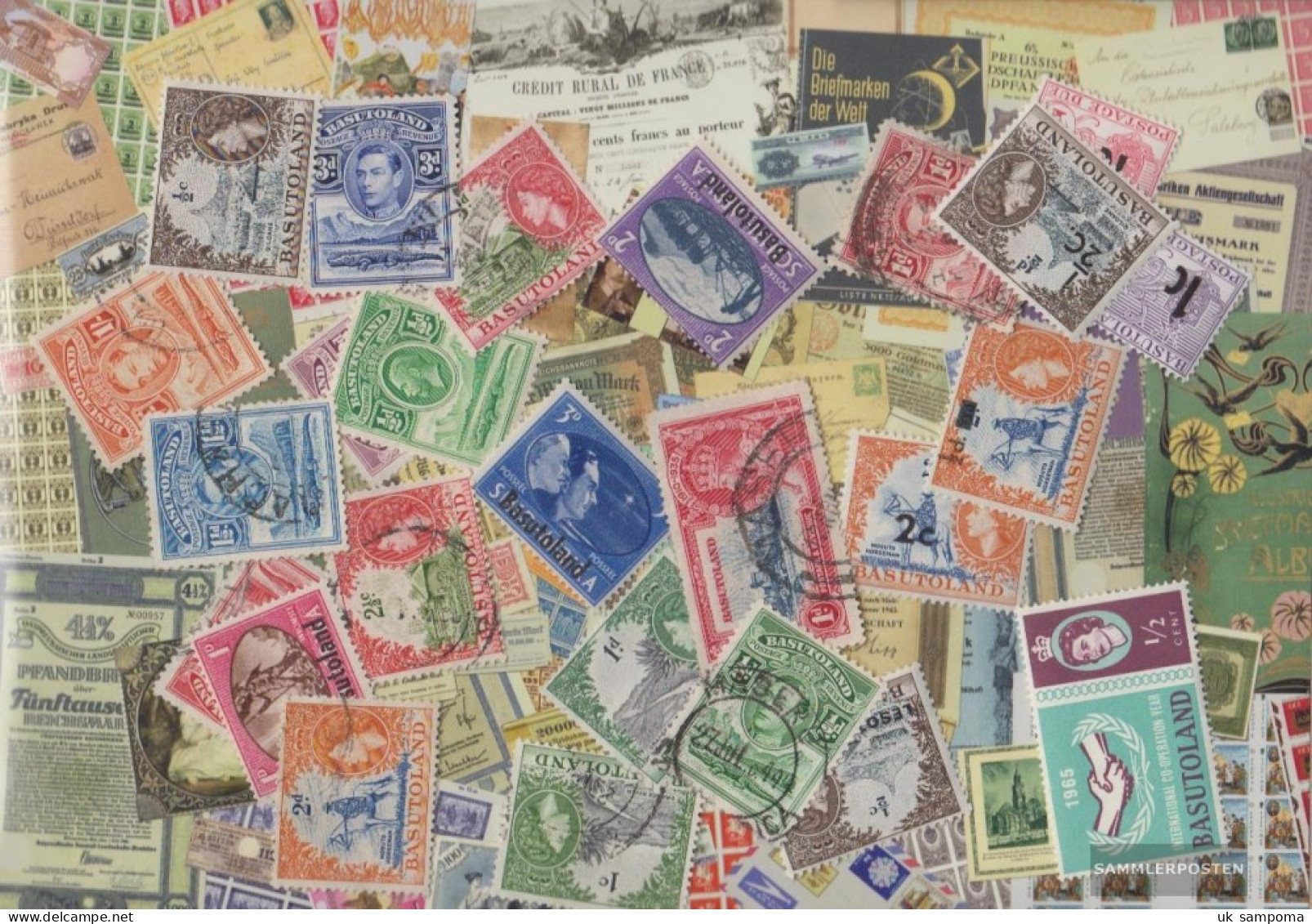 Basutoland 25 Different Stamps - Sonstige & Ohne Zuordnung