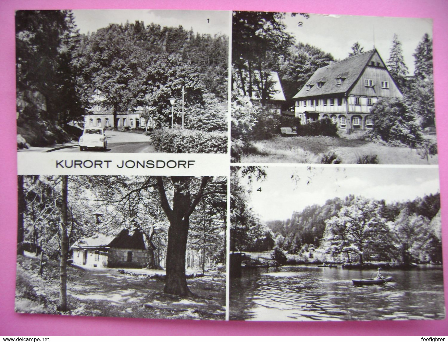 JONSDORF - Gaststätte "Gondelfahrt", Oberlausitzer Umgebindehaus, "Steenbruchsmiede" In Den Mühlstein Brüchen 1977 Used - Jonsdorf