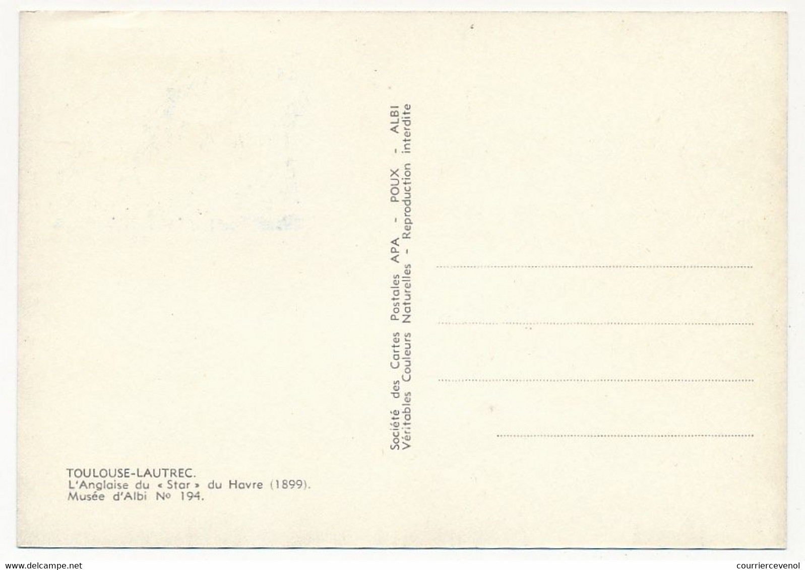 FRANCE -  Carte Maximum - 1,00F Toulouse Lautrec - Cachet Premier Jour Albi - 1960-1969
