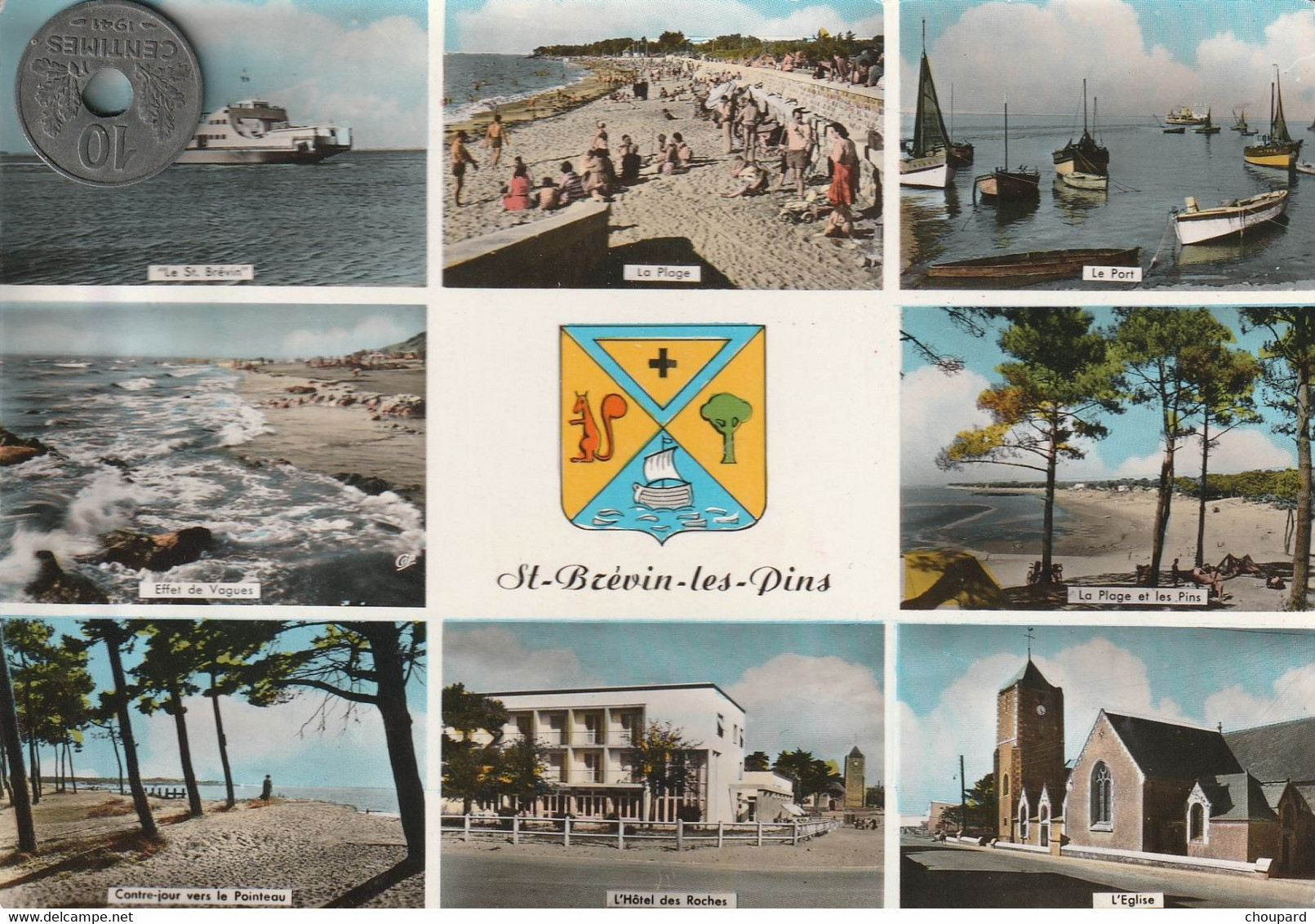 44 - Carte Postale Semi Moderne Dentelée De SAINT BREVIN LES PINS  Multi Vues - Saint-Brevin-les-Pins