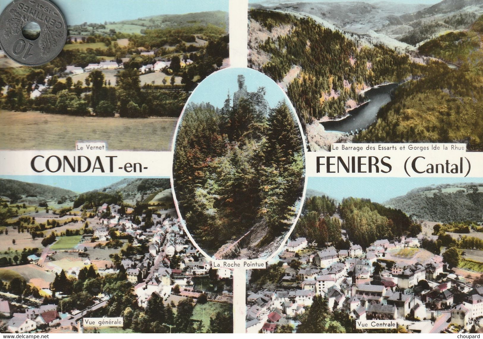 15 - Carte Postale Semi Moderne Dentelée De  CONDAT EN FENIERS   Multi Vues - Condat