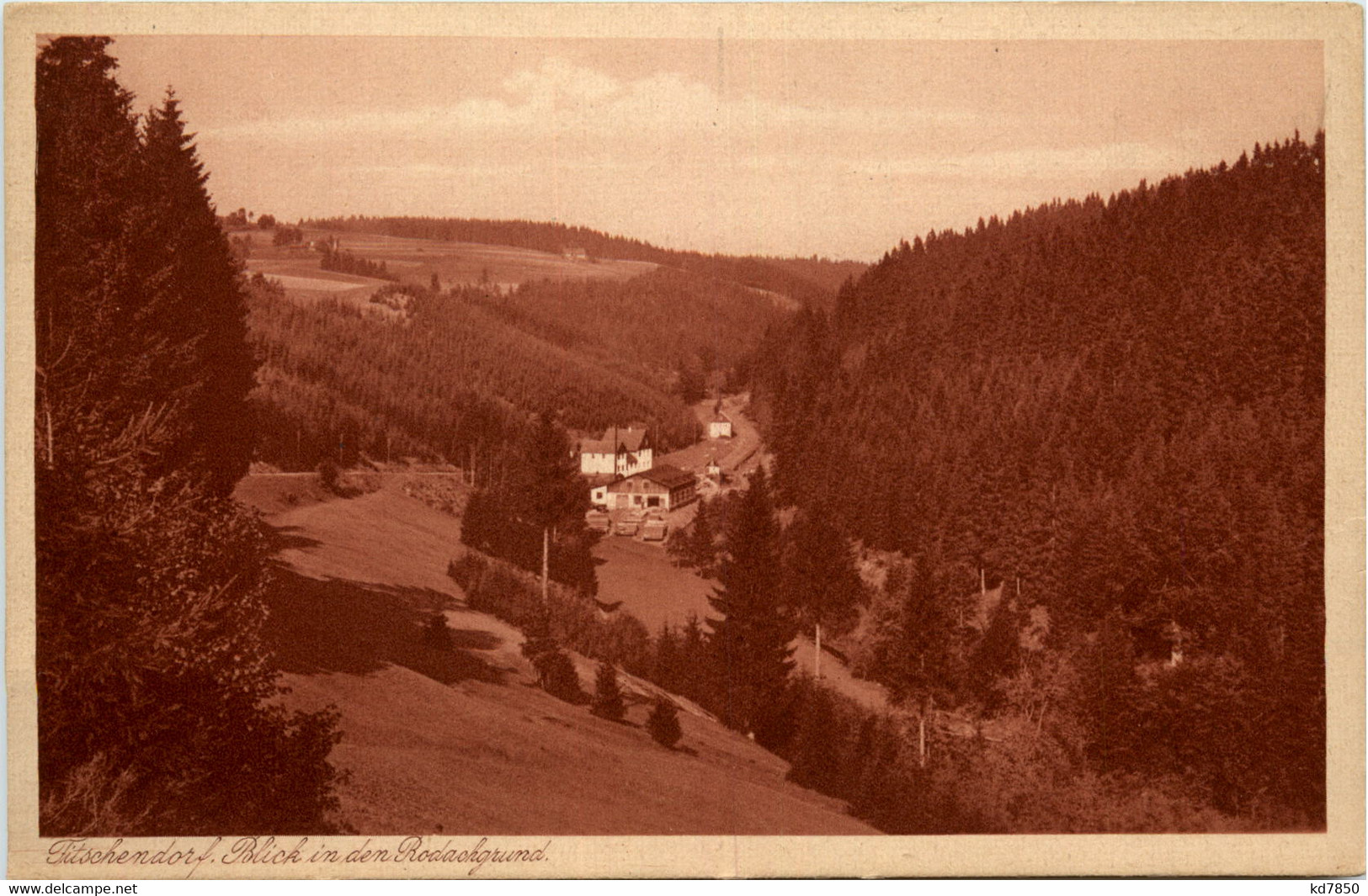 Wurzbach/Thür. - Titschendorf, Blick In Den Rodachgrund - Wurzbach