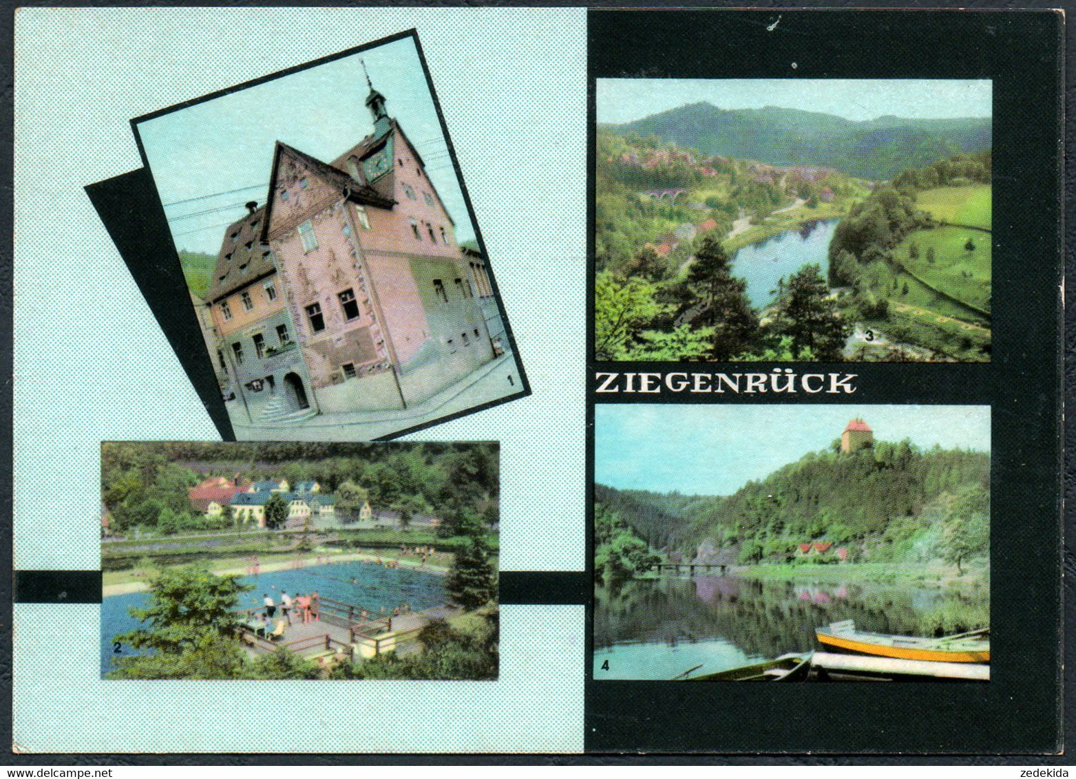 E1653 - TOP Ziegenrück - VEB Bild Und Heimat Reichenbach - Ziegenrück