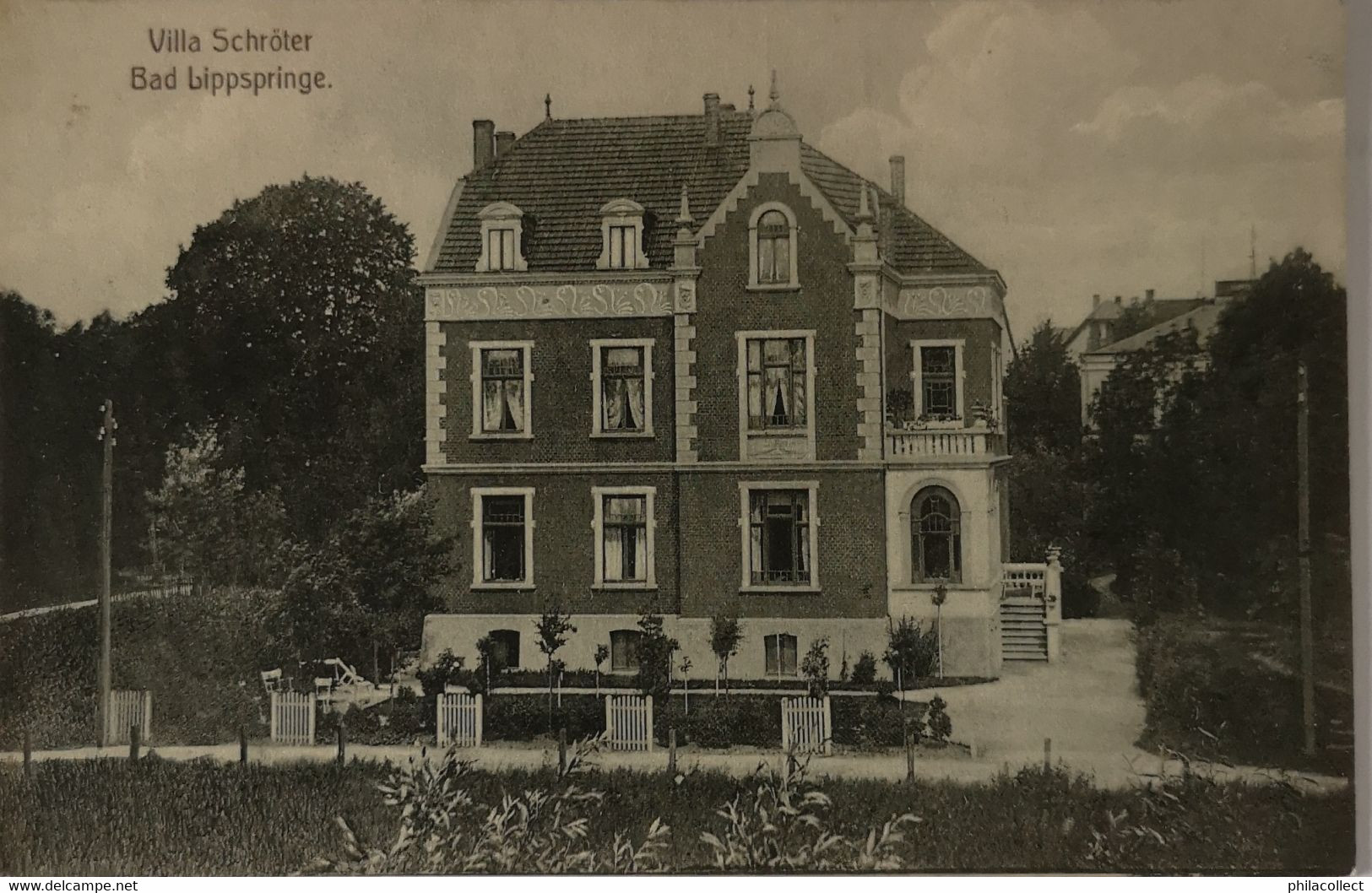 Bad Lippspringe  (NRW) Villa Schroter 191? - Bad Lippspringe