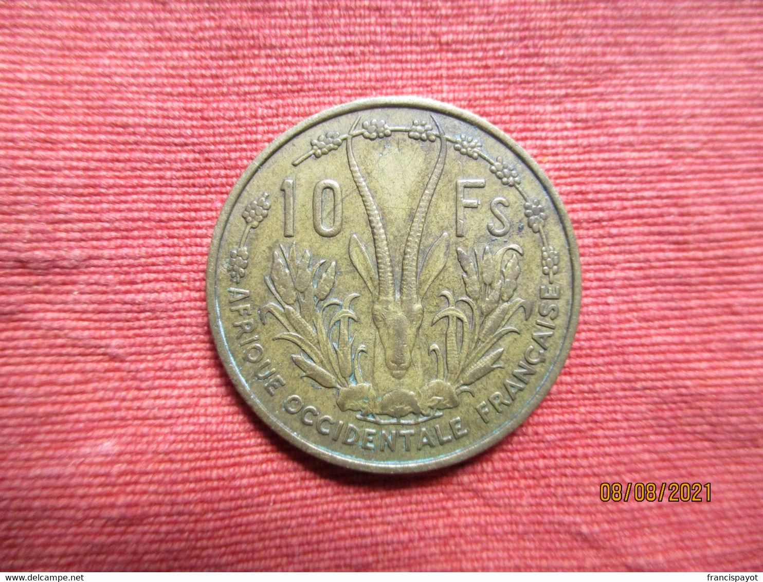 West Africa: 10 Franc CFA 1956 - Französisch-Westafrika