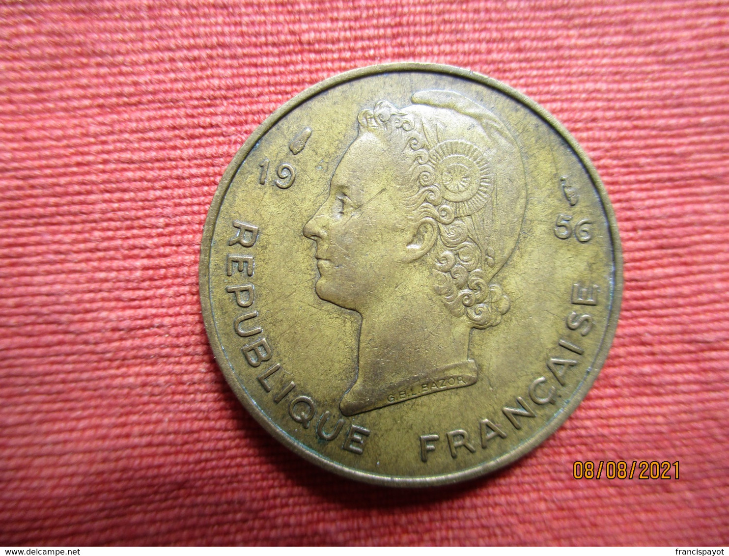 West Africa: 10 Franc CFA 1956 - Africa Occidentale Francese