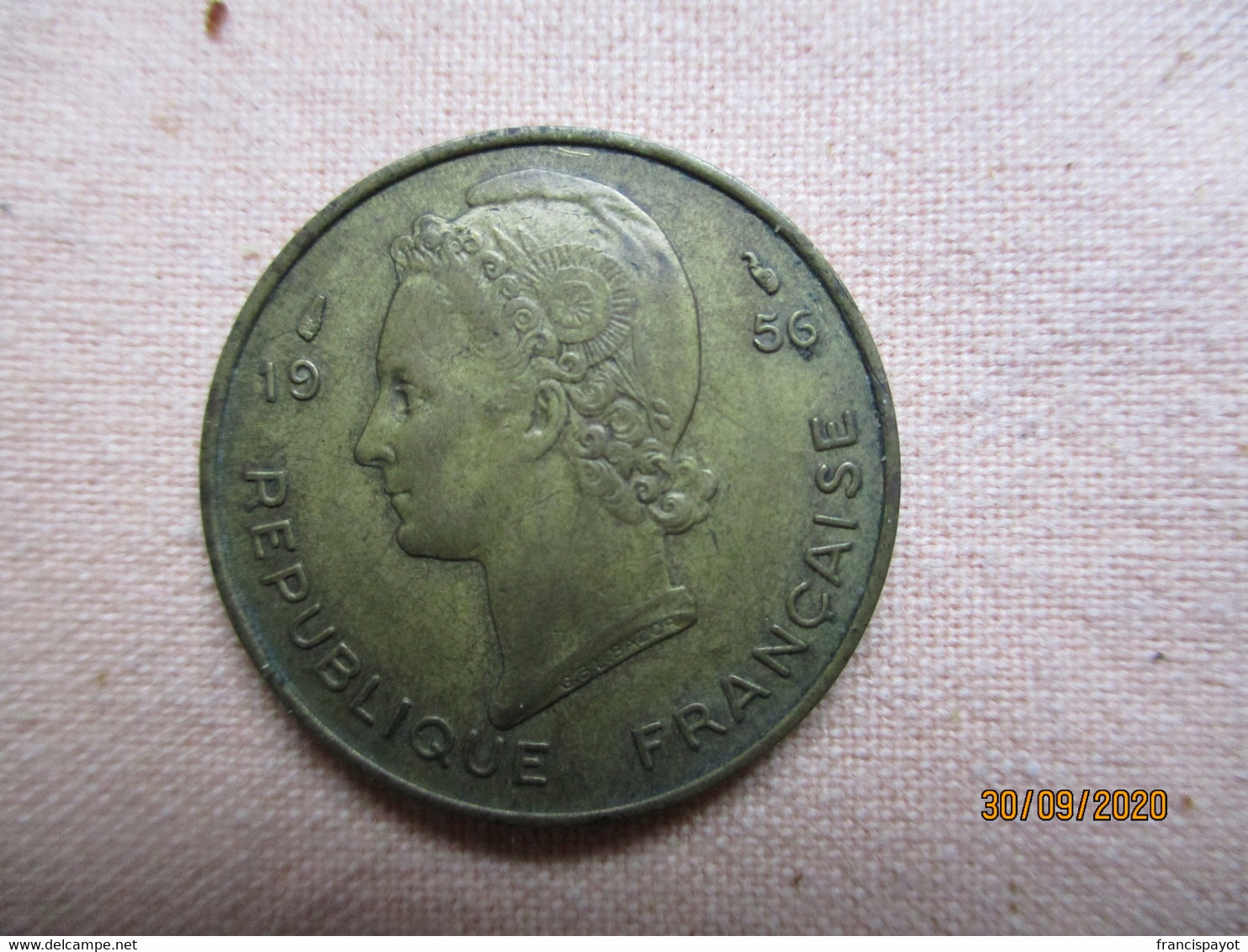 West Africa: 10 Franc CFA 1956 - Afrique Occidentale Française