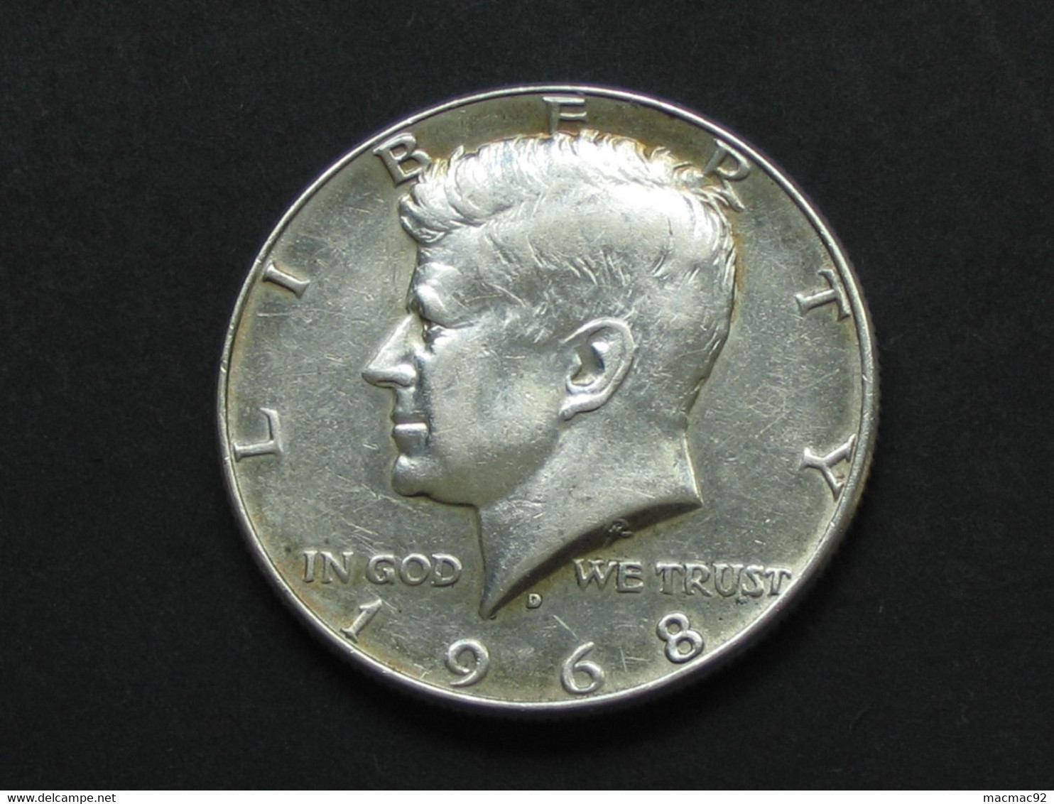 Half  - 1/2 Dollar 1968 D - KENNEDY - Silver - Etats-Unis - United States - USA **** EN ACHAT IMMEDIAT **** - 1964-…: Kennedy