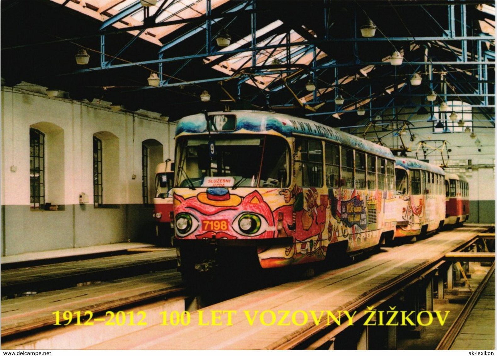 Postcard .Tschechien Tram Straßenbahn 100 LET VOZOVNY ŽIŽKOV 2012 - Dresden