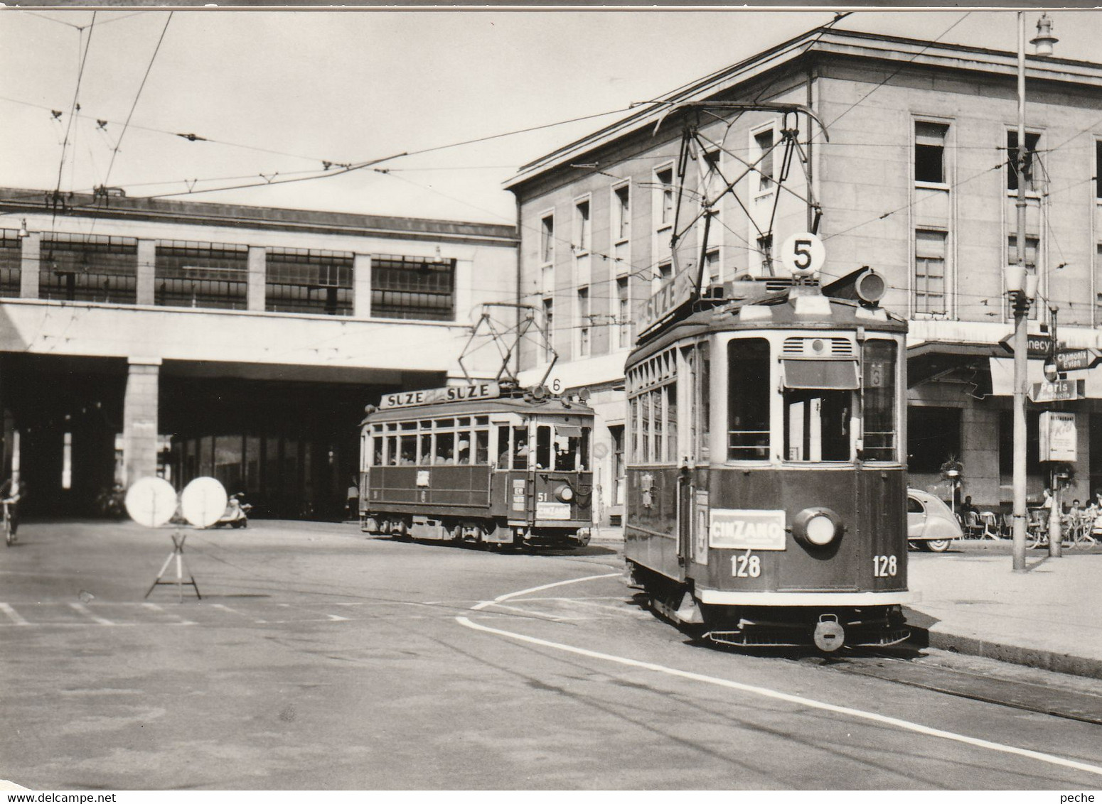 N°5578 R -cpm Rond Point De Cornavin -Genève- - Strassenbahnen