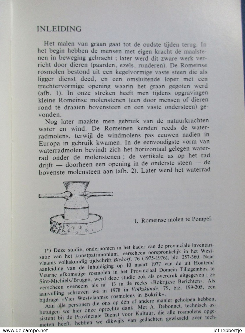Rosmolens In De Westvlaamse Kuststreek - Door Luc Devliegher - Folkore Heemkunde Landbouw Paarden Molens Westhoek Kust - History