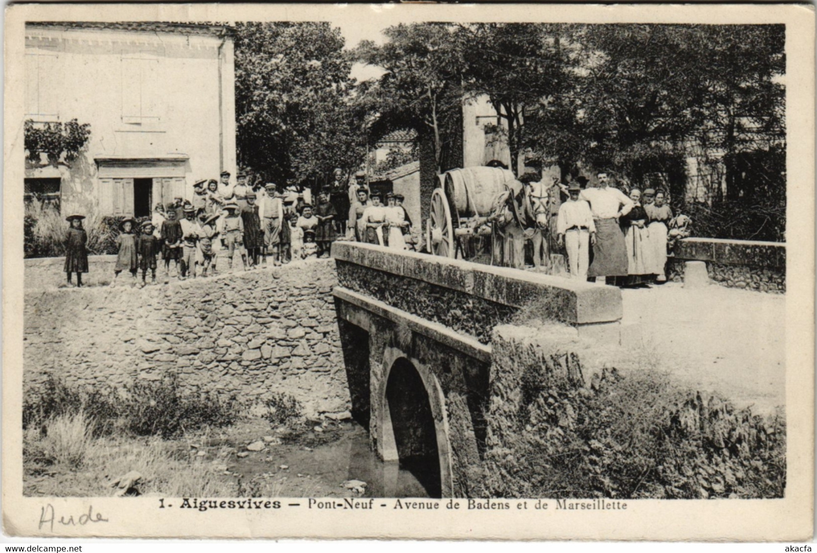 CPA AIGUESVIVES Pont Neuf (116457) - Other & Unclassified