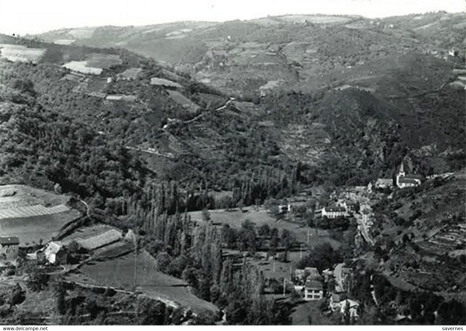 12_Aveyron_Grand_Vabre_Vue_générale_et_Vallée_du_Dourdou - Vabres